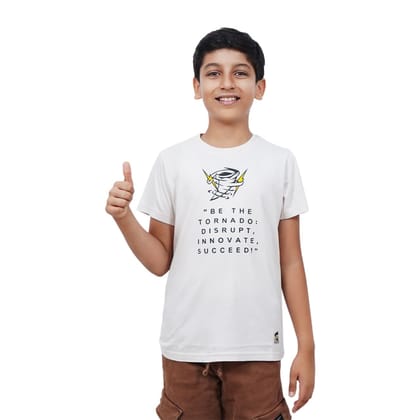 KUCHU Unisex Kids T-Shirt,Multi-Color Cotton-Modal Blend – Softer & More Breathable Than 100% Cotton | Tornado Disrupt Digital Print, Boys & Girls (All Ages)