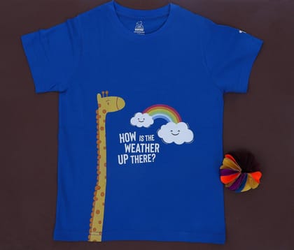 KUCHU Unisex Tshirt (6 Years- 7 Years) | Made of Super Combed Cotton-Modal Natural Fiber Better Than 100% Cotton| Soft & Breathable Fabric| Unique Digitally Printed Design |Weather
