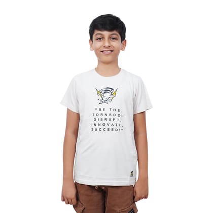 KUCHU Unisex Kids T-Shirt,Multi-Color Cotton-Modal Blend – Softer & More Breathable Than 100% Cotton | Tornado Disrupt Digital Print, Boys & Girls (All Ages)