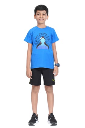 KUCHU Om Namah Shivay Kids T-Shirt | 10–11 Years | Cotton Tee | Soft & Breathable | Comfortable Wear