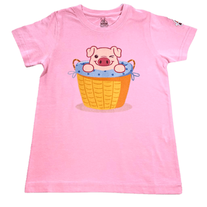 KUCHU Unisex Tshirt (6 Years- 7 Years) | Made of Super Combed Cotton-Modal Natural Fiber Better Than 100% Cotton| Soft & Breathable Fabric| Unique Digitally Printed Design |Vibrant Colour| Naughty Pig in a Tub KUCHU Unisex Tshirt (6 Years- 7 Years) | Made of Super Combed Cotton-Modal Natural Fiber Better Than 100% Cotton| Soft & Breathable Fabric| Unique Digitally Printed Design |Vibrant Colour| Naughty Pig in a Tub